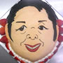 人物顔型立体ケーキ