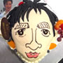 人物顔型立体ケーキ